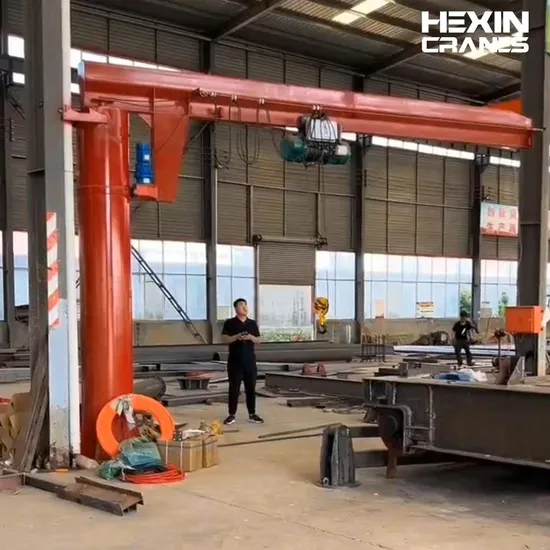 500kg 0,5 Ton Eurocrane Modelo de coluna independente tipo montado em pilar Guindaste giratório para venda