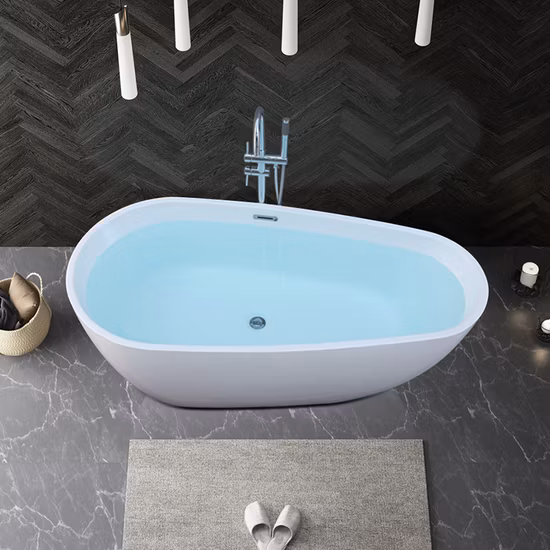 Novo tipo 2020 Banheira de louças sanitárias Banheira independente