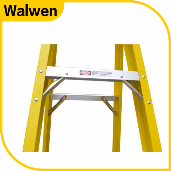 Escada móvel dobrável de FRP de dois lados em formato de forma